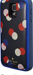 kate spade new york - Trapping Dots offGRID External Battery Case for Samsung Galaxy S 5 Cell Phones - Navy