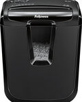 Fellowes - Powershred M-7C 7-Sheet Crosscut Shredder - Black