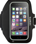 Belkin - Sport-Fit Plus Armband Case for Apple® iPhone® 6 and 6s - Black