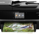 HP - Officejet OJ 8040 Wireless All-in-One Printer - Black