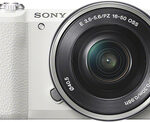 Sony - Alpha a5100 Mirrorless Camera with 16-50mm Retractable Lens - White