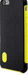 Modal - Dual-Layer Case for Apple® iPhone® 6 Plus - Black/Yellow