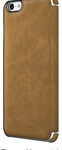 ADOPTED - Saddle Leather Folio Case for Apple® iPhone® 6 Plus and 6s Plus - Saddle Brown/Silver