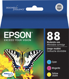 Epson - 88 3-Pack Ink Cartridges - Cyan/Magenta/Yellow - Image 1