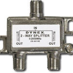 Dynex™ - 2-Way Coaxial Cable Splitter