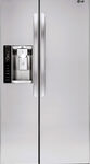 LG - 26.2 Cu. Ft. Side-by-Side Refrigerator with Thru-the-Door Ice and Water - Stainless Steel