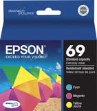 Epson - 69 3-Pack Ink Cartridges - Cyan/Magenta/Yellow - Image 1