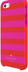 kate spade new york - Candy Stripe Hybrid Hard Shell Case for Apple® iPhone® 5s - Red/Pink