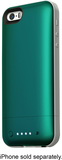 mophie - juice pack air External Battery Case for Apple® iPhone® 5 and 5s - Emerald Green - Image 1