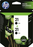 HP - 21 2-Pack High-Yield Ink Cartridges - Black - Image 1