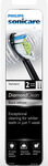 Philips Sonicare - DiamondClean Replacement Toothbrush Heads (2-Pack) - Black