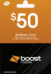 Boost Mobile - $50 Re-Boost Prepaid Phone Card