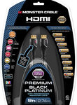 Monster - Black Platinum Ultimate 9' In-Wall HDMI Cable - Black