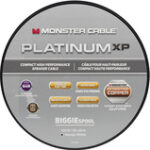 Monster - Platinum XP Clear Jacket MKIII 100' Compact Speaker Cable - White