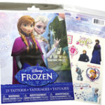 Savvi - Disney Frozen Temporary Tattoos (25-Count) - Blue/Pink/White