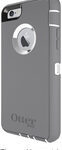 OtterBox - Defender Series Case for Apple® iPhone® 6 - White/Gunmetal Gray