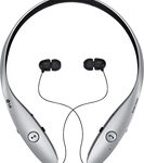 LG - Tone Infinim Wireless Earbud Headphones - Metallic Silver