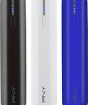 PNY - PowerPack 2600 USB Rechargeable External Batteries (3-Pack) - Black/White/Blue