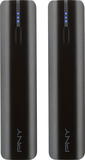 PNY - PowerPack 2600 USB Rechargeable External Batteries (2-Pack) - Black - Image 1