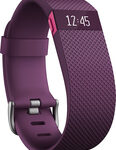 Fitbit - Charge HR Activity Tracker + Heart Rate (Small) - Plum