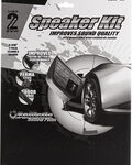 Ballistic - Hollow Point Series Speaker Kit for Most Vehicles - Black