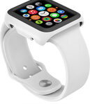 Speck - CandyShell Fit Hard Shell Case for 42mm Apple Watch™ - White/Black
