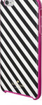 kate spade new york - Diagonal Stripe Hybrid Hard Shell Case for Apple® iPhone® 6 Plus - Black/Cream