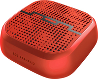 SOL REPUBLIC - PUNK Indoor/Outdoor Wireless Bluetooth Speaker - Fluoro Red - Image 1