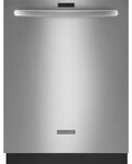 KitchenAid - Architect Series II 24" Built-In Dishwasher with Stainless Steel Tub - Stainless Steel