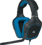 Logitech - G430 Over-the-Ear Gaming Headset - Black