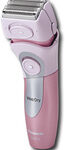 Panasonic - Close Curves Wet/Dry Ladies Shaver - Metallic Pink