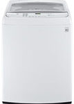 LG - 4.9 Cu. Ft. 12-Cycle Steam Top-Loading Washer - White