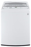 LG - 4.9 Cu. Ft. 12-Cycle Steam Top-Loading Washer - White