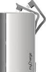 myCharge - Hub 6000 Portable Power Bank Rechargeable Battery - Silver