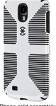 Speck - CandyShell Grip Case for Samsung Galaxy S 4 Cell Phones - White/Black