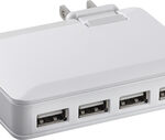 Insignia™ - 4-Port USB Wall Charger