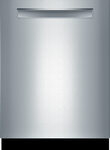 Bosch - 300 Series 24" Tall Tub Built-In Dishwasher - Stainless Steel