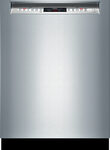 Bosch - 800 Series 24" Tall Tub Built-In Dishwasher with Stainless-Steel Tub - Stainless Steel