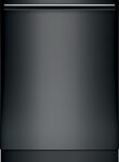 Bosch - 800 Series 24" Tall Tub Built-In Dishwasher with Stainless-Steel Tub - Black