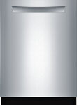 Bosch - 500 Series 24" Tall Tub Built-In Dishwasher - Stainless-Steel