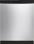 Frigidaire - Gallery 24" Tall Tub Built-In Dishwasher - Stainless-Steel