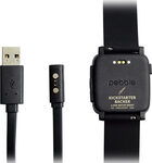 Pebble - Charging Cable for Pebble Time and Pebble Time Steel Smartwatches - Black