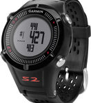 Garmin - Approach S2 GPS Golf Watch - Black/Red
