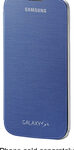 Samsung - Flip-Cover Case for Samsung Galaxy S 4 Mobile Phones - Blue