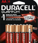 Duracell - Quantum AA Batteries (8-Pack) - Red