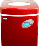 NewAir - 17" 50-Lb. Freestanding Icemaker - Red