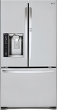 LG - Door-in-Door 23.9 Cu. Ft. French Door Refrigerator with Thru-the-Door Ice and Water - Stainless-Steel - Image 1