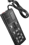 Dynex™ - 12-Outlet, 2-USB-Port Surge Protector - Black