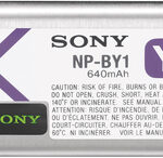 Sony - Y-Type Rechargeable Lithium-Ion Battery - Silver