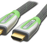 Rocketfish™ - Rocketfish™ 8' HDMI Digital A/V Cable for Xbox 360 - Gray